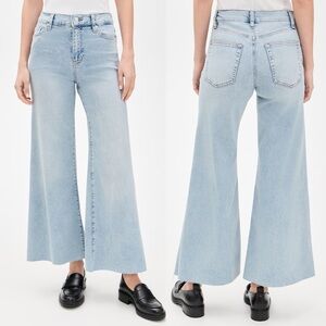 FRAME Le Palazzo Crop Raw Hem After Jeans  NEW Size 26